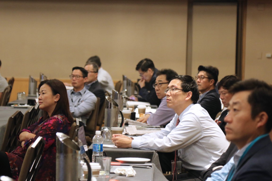 Audience attending a scientific session